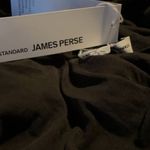 James Perse Side Draped Jersey Dress Abyss Dark Gray Small (1) Photo 5