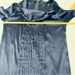 Pleated Silk Tunic Navy Blue Size Medium (Ted Baker Size 3) Photo 8