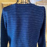 Madewell  Striped Side Lace Up Cotton Sweater Size XXS Photo 4