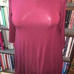 Lulus Lulu’s maroon knit flowy 3/4 length sleeve dress Photo 0