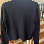 T Tahari  Midnight Blue Button-Up Blazer Photo 4