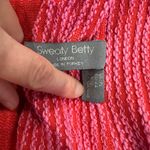 Sweaty Betty  Rest Up Sweatshirt Tulip Red 1/4 Zip Pullover Textured US 12 Photo 5