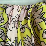 MSGM Floral Pouf Silk Mini Skirt Yellow Size 4 Photo 9
