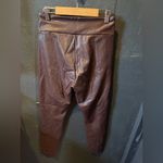 Abercrombie & Fitch Brown Faux Leather Leggings Photo 3