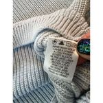 Gentle Fawn Light Blue Hailey Balloon Sleeve Pointelle Sweater XL Photo 4