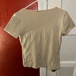 Style & Co . Women’s Short Sleeve Blouse Size Small - Beige Photo 3