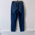 American Eagle  Mom Jeans Blue Denim Stretch AE Womens High Rise Medium Wash SZ 4 Photo 3