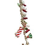 Christmas Charm Bracelet New Bells Gingerbread Man Stocking Wreath Candy… Red Photo 11