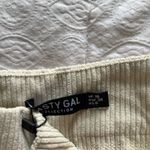 Nasty Gal NWT:  cream straight leg pants Photo 6