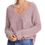 Free People Lavender Popcorn Sweater Photo 0