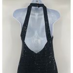 Vtg Y2K Roberta Sequin Formal Dress 9/10 Hoco Prom Halter Gala Halter 90s Goth Black Size undefined Photo 3