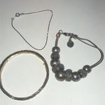 Vintage Chic Silver Tone Bracelets Photo 4