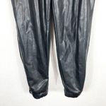 Abercrombie & Fitch Vegan Leather Jogger Pants Size Small High Rise Stretch Photo 9