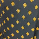 H&M Womens Shirt Dress Diamond Print Button Tie Waist Sleeveless Black Size 4 Photo 6