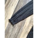 American Living  Knit Ruffle Medium Gray Sweater Twee Coquette Heritage‎ Academia Photo 2