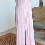 David's Bridal  One-Shoulder Pink Dress Photo 12