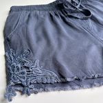 Knox Rose Rayon High Rise Shorts with Lace Detail Size S Photo 2