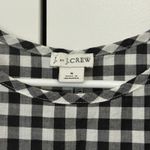 J.Crew J by‎  Short Sleeve Shirt Gingham Black Tie Front Size S Photo 3
