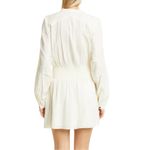 Rag and Bone  CALISTA LONG SLEEVE LIGHT DOVE MINI DRESS M Photo 3