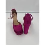 Azalea Wang Penelope Platform High Heels Studded Ankle Strap Size 9 Pink Photo 8