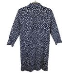 Lands' End Navy White Daisy Shirt Dress Small Photo 1