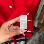 J.Crew Factory Tweed Dress with Jewel Buttons in Classic Cardinal New $128 Red Size 10 Photo 7