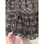 LOGO By Lori Goldstein Embroidered Brown Peasant Tunic Top Women's Size 2X Photo 2