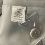 Pendleton  Petite SZ 8P Peplum Blazer Jacket Button Up Long Sleeve Lt Gray Womens Photo 7