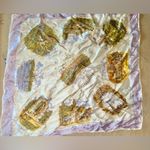 Vintage Souvenir Austria Scarf White Photo 4