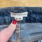 Good American Frayed Hem Skinny Jeans Photo 2