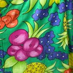 Rene derby Colorful Floral Women's Dress Size Medium. E96 Green Photo 1