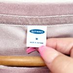 Old Navy  Plum Tonic Velvet Short Sleeve Polyester Blend Top Photo 3