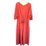 ASOS ‎ Coral Jumpsuit Women's Size 10 Dolman Sleeve Drawstring Waist Casual Photo 1