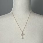 Evry Jewels Silver Sacred Heart Necklace Photo 1