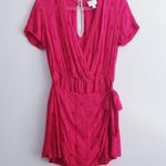 Anthropologie  TWA Greenbrier Embroided Mock Wrap Romper Photo 0