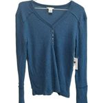 Calson Henley Button Front, New with Tags Nordstrom House Brand Blue Photo 1