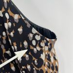 Trina Turk Dress Size 0 100% Silk Animal Print Halter Tie Bow Neck Cocktail Photo 8