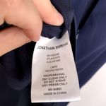 Jonathan Simkhai Stapled Crepe Dress Slashed Blue Flounce Hem Cutout Slit sz 6 Photo 15