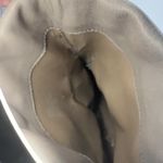 B. Makowsky BFLIZA Leather Ankle Boots 7.5M Brown Cone Heel Buckle Pointed Shoes Size 7.5 Photo 9