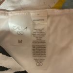 CALIA Women's Twisted Bandeau Bikini Top & Wide Banded HR Bottoms Set Size M NWT Blue Size M Photo 6