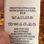 Free People  chunky cable knit oversized tunic sweater burnt‎ orange size XS Photo 7