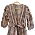 Free People Loveland Striped Metallic Boho Jumpsuit Size XS Photo 9