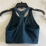 Uniqlo Teal Racerback Crop Top Photo 1