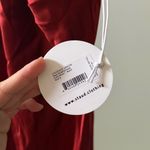 STAUD π Cadence Embellished Satin Maxi Dress in Rust Sz 4 Photo 7