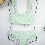 Lost + Wander  Mint Green Two Piece Bikini Set Swimsuit Swimwear Size S Photo 0