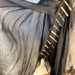 NWT Randi & Will Black Oversized Poncho with Embellished Details Size undefined Photo 5