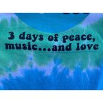 Liquid Blue Woodstock 2016 Tie Dye Short Sleeve Band Tee Shirt Medium Photo 3