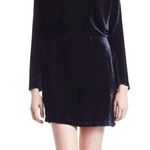 ALC Frank A.L.C Marin Navy Velvet mini dress Photo 0
