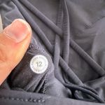 Lululemon [] Black High Neck Energy Sports Bra Strappy Back Workout Top Size 12 Photo 8