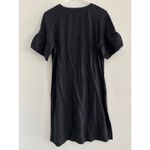 Orvis  Dress Womens 6 Black‎ Linen Puff Sleeve Preppy Minimalist Capsule Classic Photo 1
